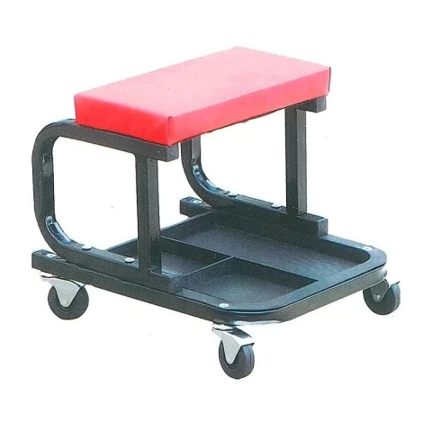 Banquito Banco Para Mecanico Reforzado Ruedas Giratorias Kld