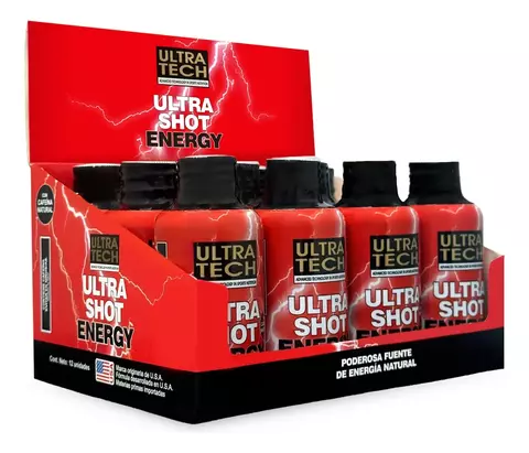 Ultra Shot Energy Ultra Tech X 3 - Energía De Café 100% Natural - comprar online