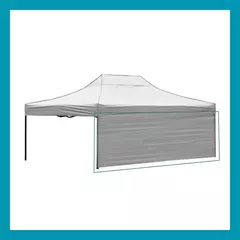 Pared Blanca Para Gazebo 4.5 Metros Tela Oxford - comprar online