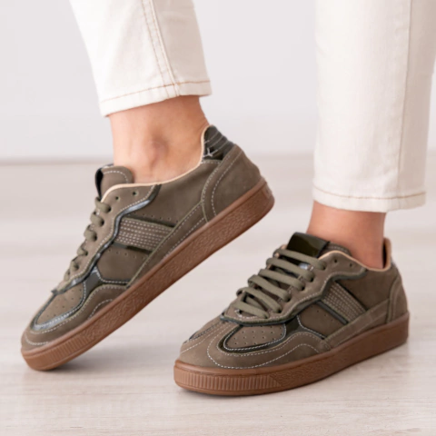 Zapatilla Indi Verde Oliva