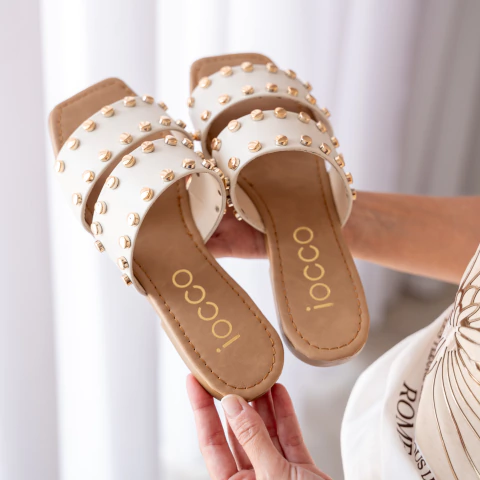 Sandalia Ines Manteca - comprar online