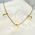 Pulseira Estrela Dourada em Aço Inoxidável - comprar online