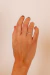 Aliança irregular 2mm | prata 950