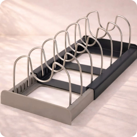ORGANIZADOR DE OLLAS, TAPAS Y SARTENES EXTENSIBLE