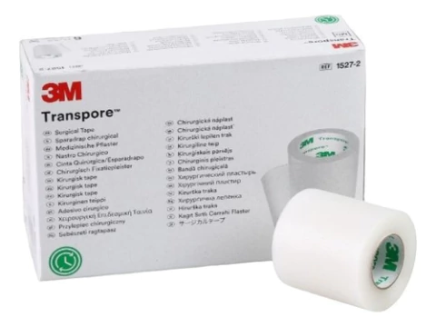 Tela Adhesiva Cinta 3m Transpore 1527-2 50mm X 9m X 6 Un