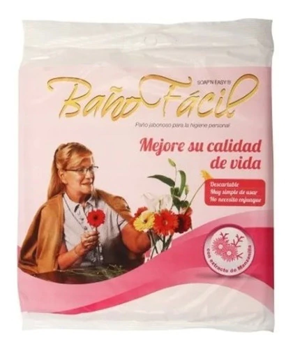 Paño Baño Facil Jabonoso Manzanilla Vera X 200 Unidades