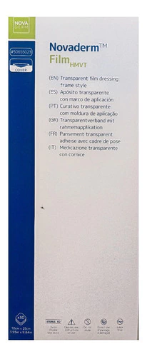 Apósito Novaderm Film Transparente 10x25cm X 10u