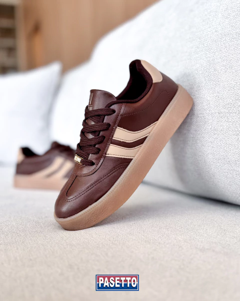 Tênis Feminino Casual Vizzano Marrom 1444-100