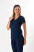 Scrub Tecnológico Feminino Laisa - Azul Marinho - Premier Jalecos