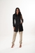 Jaleco Feminino Alessandra - Preto - Premier Jalecos