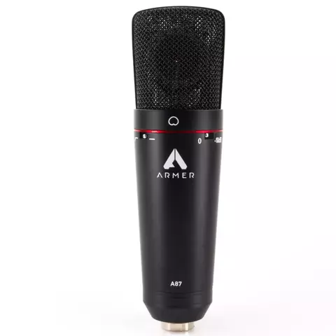 Microfone Condensador Studio Profissional Armer A87 com Cápsula 34mm