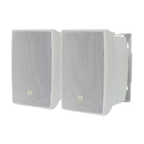 Par Caixa de Som Ambiente JBL C621P 100W Branca com Suporte - comprar online