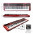 Kit Teclado Musical AZ KEYS TONE 61 Teclas Vermelho com Fonte Bivolt + Suporte Pedal Capa - Koala Music | Áudio Profissional, Instrumentos Musicais e mais!