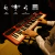 Imagem do Kit Teclado Musical AZ KEYS TONE 61 Teclas Vermelho com Fonte Bivolt + Suporte