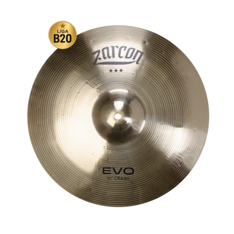 Prato de Bateria Crash 16" Zarcon EVO Liga B20 - Ataque Poderoso - comprar online