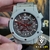 Hublot Fusion Vendome 44mm Esqueleto Cinza Cronógrafo Camurça Cinza Vintage na internet