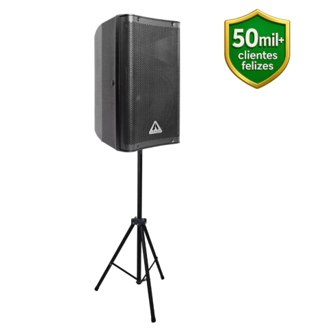 Kit Caixa de Som Ativa Profissional Armer EVX 15" 1400W Bivolt com Suporte - comprar online
