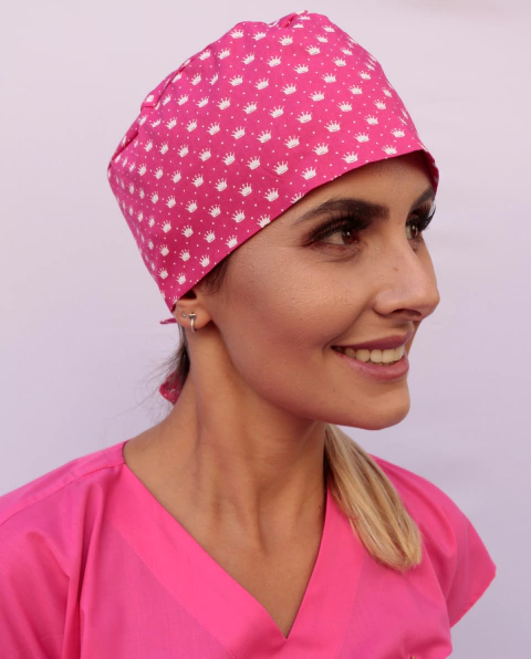 Gorro Mini coroas Pink - comprar online