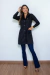 Jaleco Feminino Azaleia Preto - Querubim