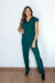 Pijama Cirúrgico Feminino Aurora Verde Musgo - comprar online