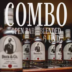 COMBO OPEN BAR WHISKY DUCK&CO. BLENDED 750 ML - comprar online