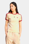 camiseta Adidas Originals PINSTRIPE SLEEVE SLIM TEE