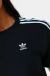 Camiseta Adidas Adicolor Classics 3-Stripes black Feminina - comprar online