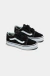 tênis vans old skool v black white infantil - comprar online