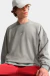 moletom Nike Club Crew Oversized Grey - comprar online