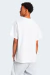 Camiseta adidas Trefoil Essentials Oversized branca na internet