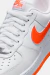 Tênis Nike Air Force 1 '07 White & Orange na internet