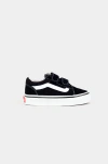 tênis vans old skool v black white infantil