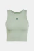 Regata Adidas Canelada Essentials Verde Feminino - Loja Kings