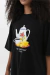 Camiseta Oversized Kings Memórias Herança - Preta - loja online