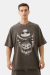 Camiseta Oversized Kings x Jack Haloween Cinza - comprar online