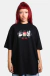 Camiseta Kings Mickey And Friends Preta All Friends na internet