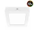 Panel Plafón De Aplicar Cuadrado 12w Dimerizable
