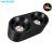 Plafon Oval Pvc 2 Luces Dicroica Movil Ranurado Gu10 14w Led