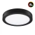 Panel Plafón LED de Aplicar Redondo Negro 18W