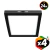 Pack x4 Panel Plafon Led 24w Cuadrado Aplicar Negro Luz Calida Neutra Fria