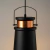 Lampara Colgante Axis De Chapa E27 Negro Con Interior Oro - comprar online