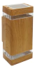Aplique Bidireccional Walnut Dos Luces Exterior Gu10