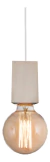 Colgante Cuadrado 1 Luz Madera 10cm Apto Led E27 Diseno Deco - comprar online