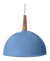 Lampara Colgante Deco Bell04 Media Esfera Con Madera E27 Led - tienda online