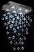 Colgante Cristal Pirámide 6 Luces Dicro GU10 Caireles - Tienda Objetos