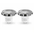 Pack X2 Lámpara Led Ar111 Macroled Cob Gu10 24° Dim 11w