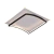 Plafon Aplique Luz Led Cuadrado 50cm Pristin Moderno