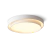 Lampara Plafon Salo L Redondo Doble Blanco 96w Calido Deco 60cm en internet