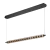 Colgante Luz Led Sidney M 24w Deco Moderno 1,24mt Negro - Tienda Objetos