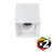 Pack X2 Spot Plafon Movil Antideslumbrante Axe1 Blanco Dicro Gu10